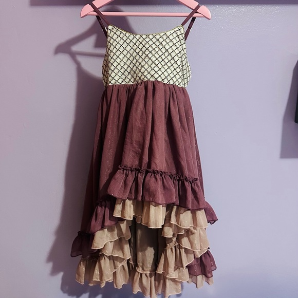 OhShana! Tangled Rapunzel High Low Custom Boutique Disney Dress Size 4T BBB - Picture 1 of 2